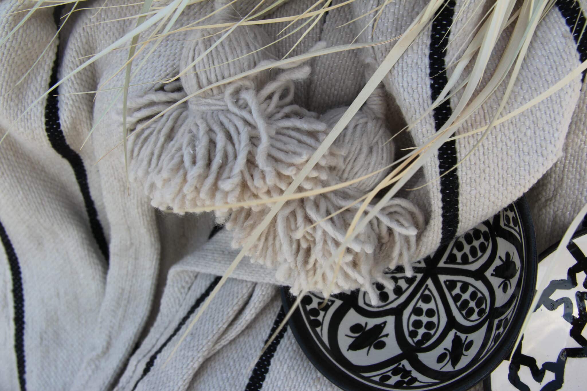 Marokkansk plaid / sengetæppe - BALEK 190 x 270 cm 3 Marokkansk plaid / sengetæppe - BALEK 190 x 270 cm - Image 3