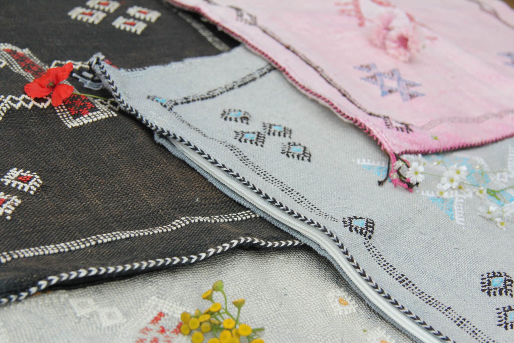 Pudebetræk SABRA, blågrå 5 Pudebetræk SABRA, blågrå - Image 5