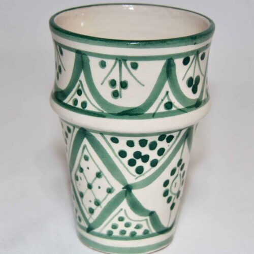 Beldi krus - Nakhil grøn 11 cm