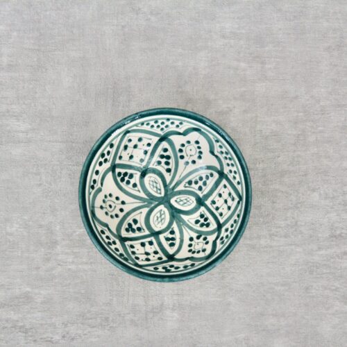 Berber skål - Nakhil, grøn, 12 cm