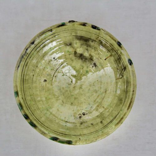 Tamegroute skål lys grøn/ karry- PITE, 23 cm