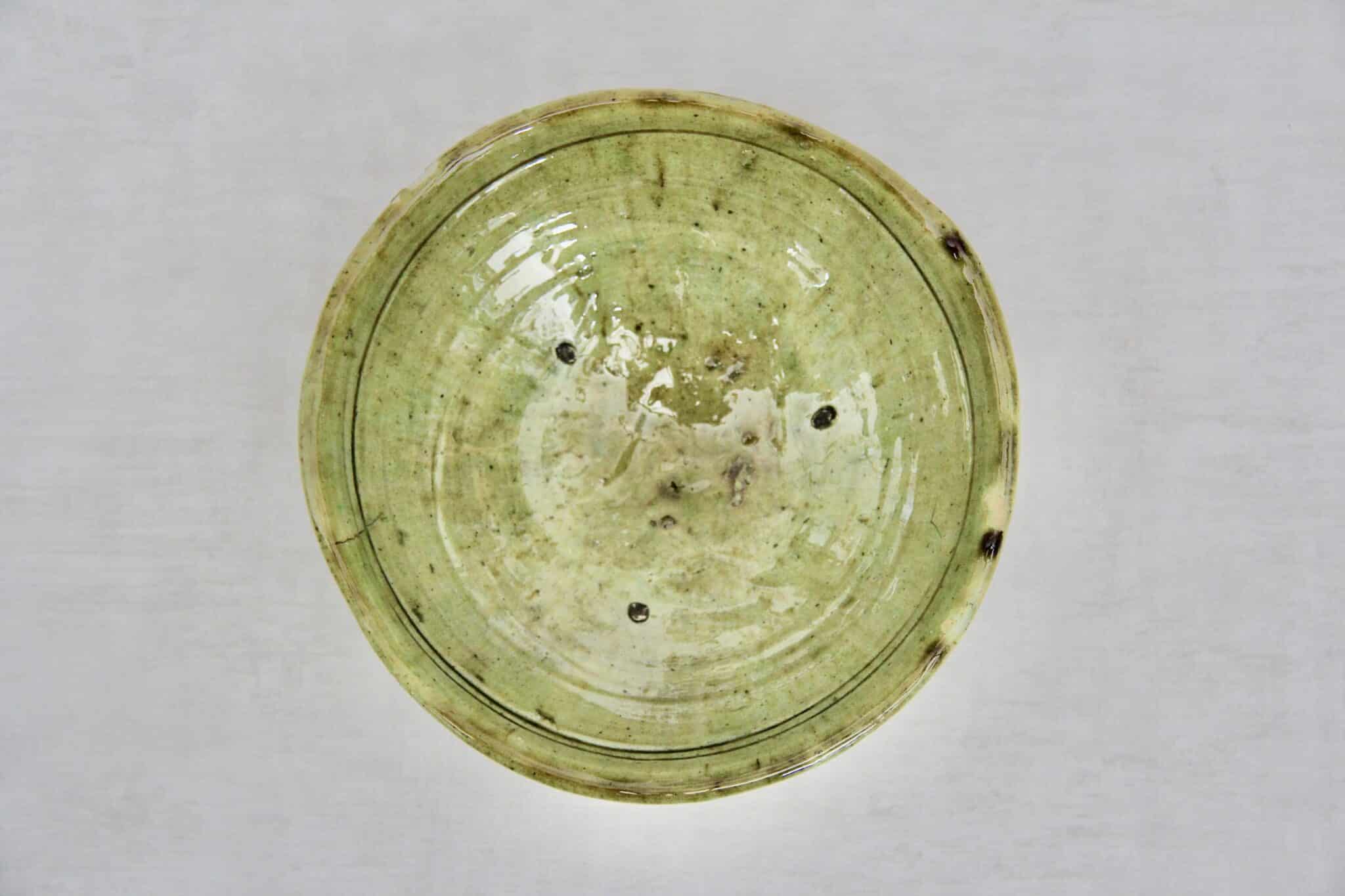 Tamegroute skål lys grøn/ karry - Pite, 23 cm 1 Tamegroute skål lys grøn/ karry - Pite, 23 cm