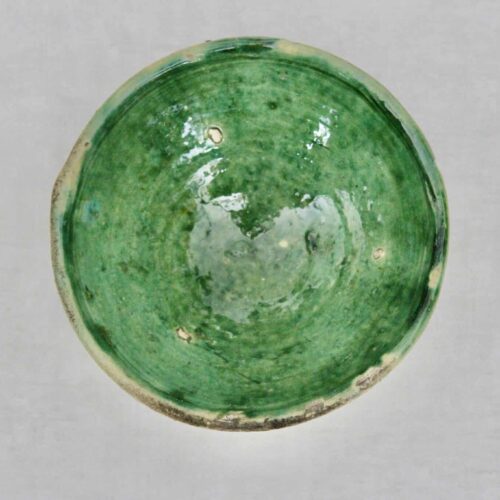 Tamegroute skål, grøn- PIT, 18 cm