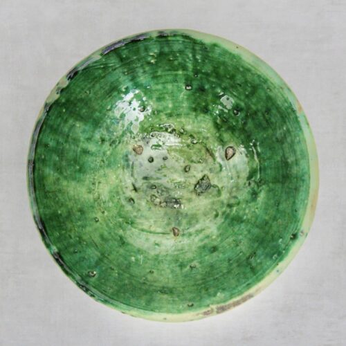 Tamegroute skål, grøn - POT, 23 cm