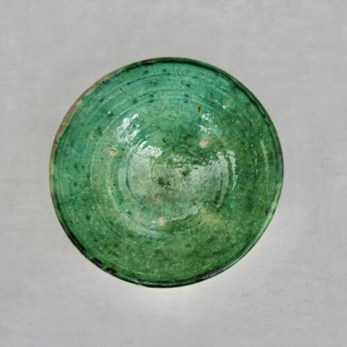 Tamegroute skål, grøn- PIT, 18 cm