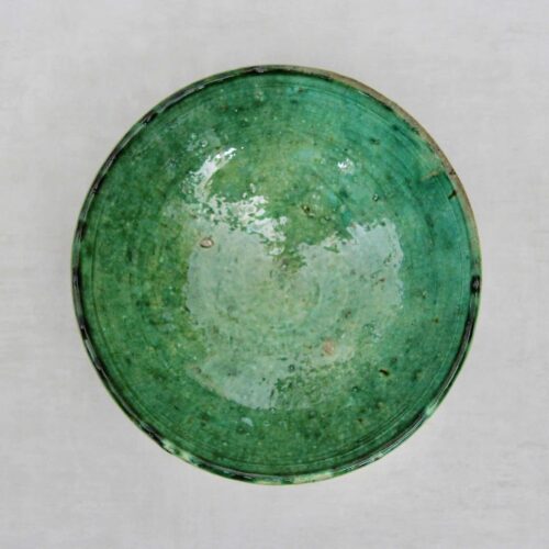 Tamegroute skål, grøn- POT, 24 cm