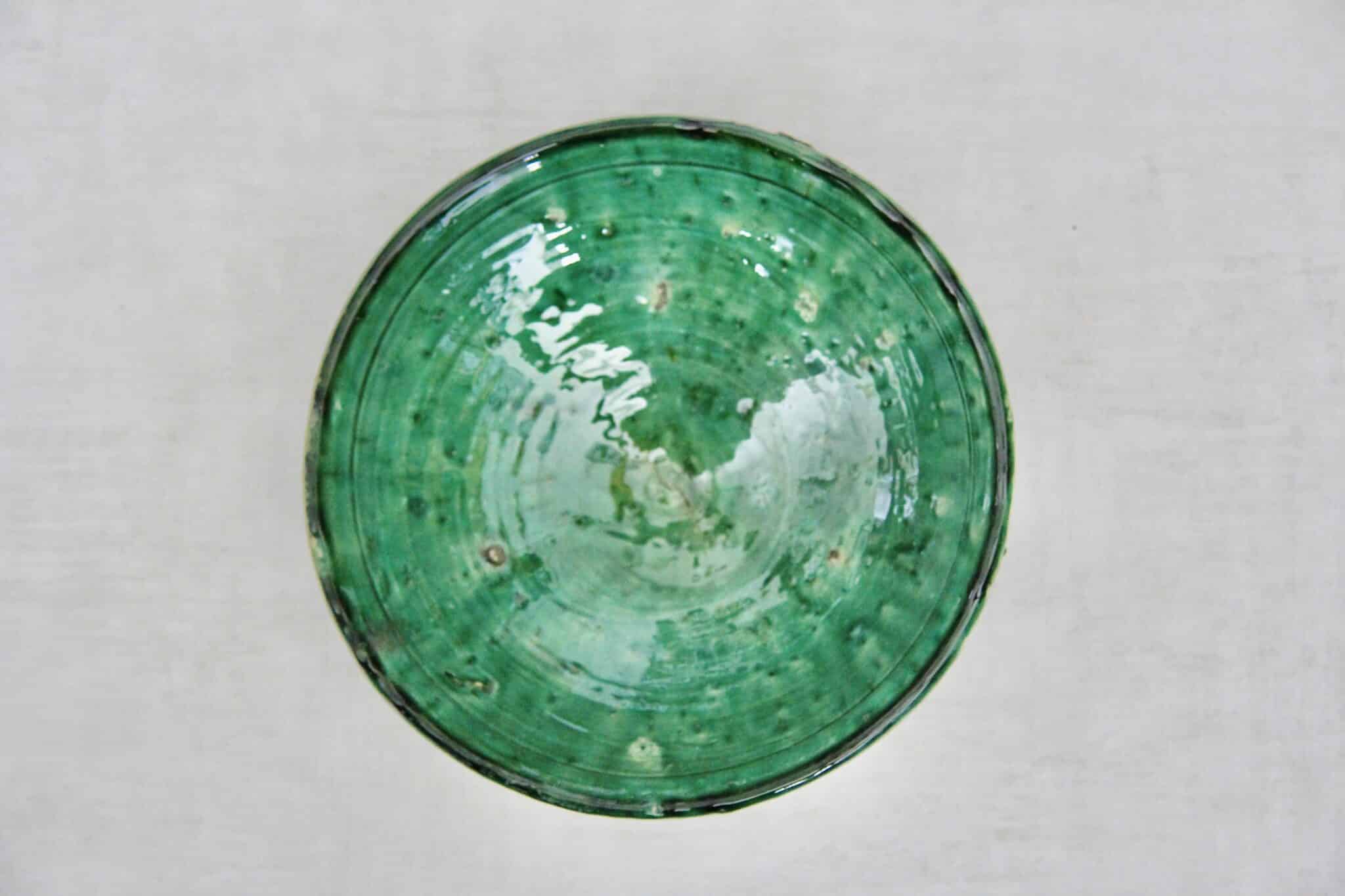 Tamegroute skål, grøn- POT, 23 cm 1 Tamegroute skål, grøn- POT, 23 cm