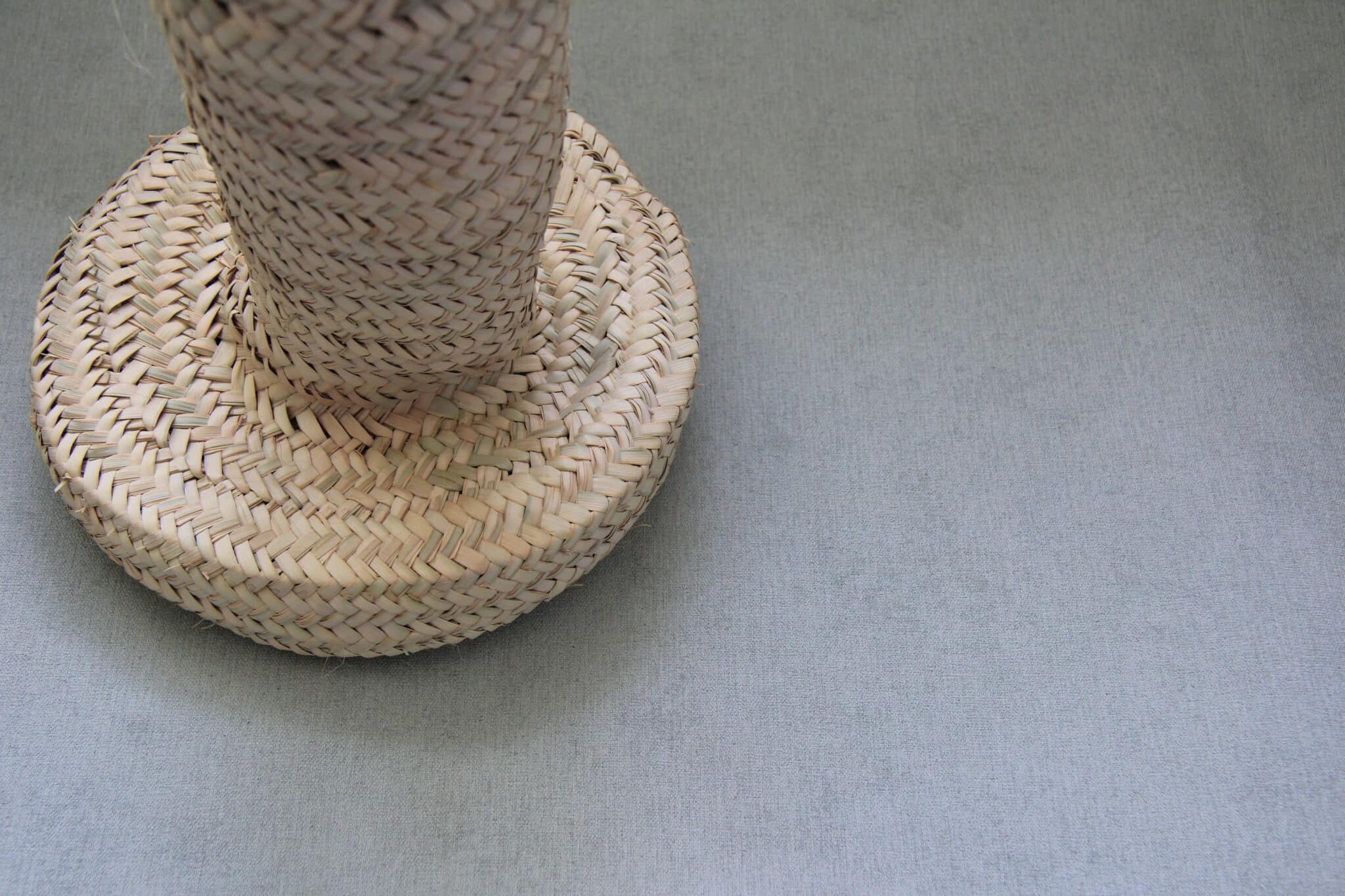 Raffia gulv vase - natur 2 Raffia gulv vase - natur - Image 2