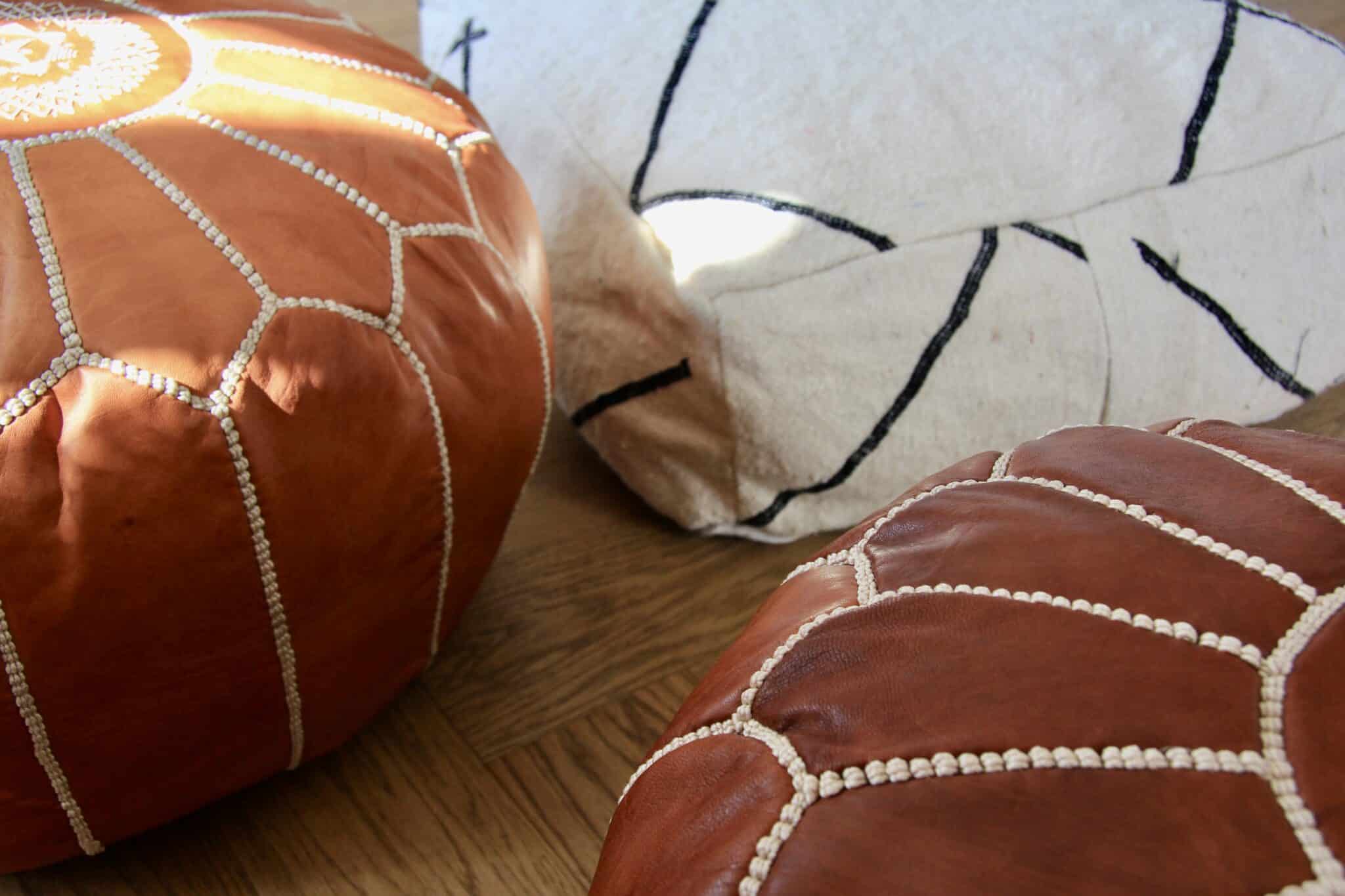 Marokkansk gulvpude i Kelim- Beni Ouarain 5 Marokkansk gulvpude i Kelim- Beni Ouarain - Image 5