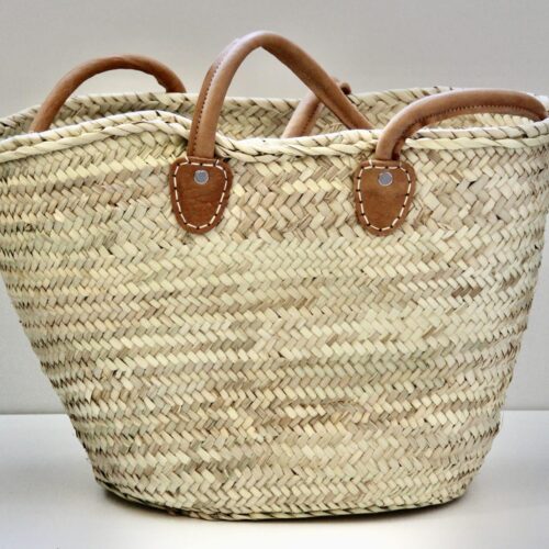 Kurvetaske med lang læderrem