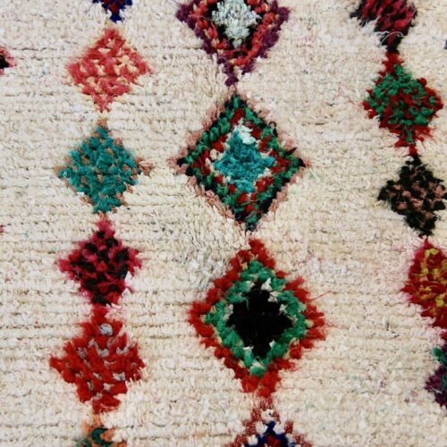 Boucherouite tæppe 100 x 150 cm